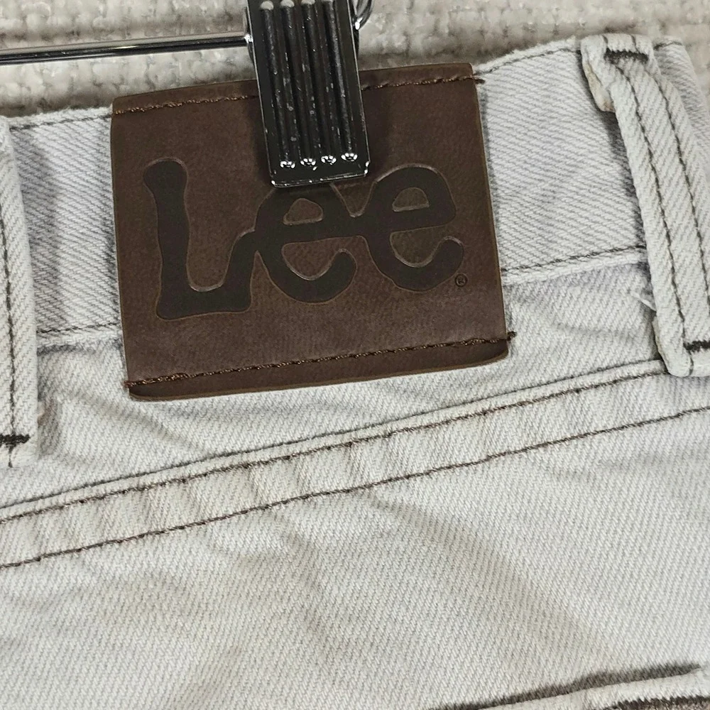 Lee Mens Regular Fit Straight Leg Gray Cotton Denim Jeans 34x29‎ JIM-M313-018